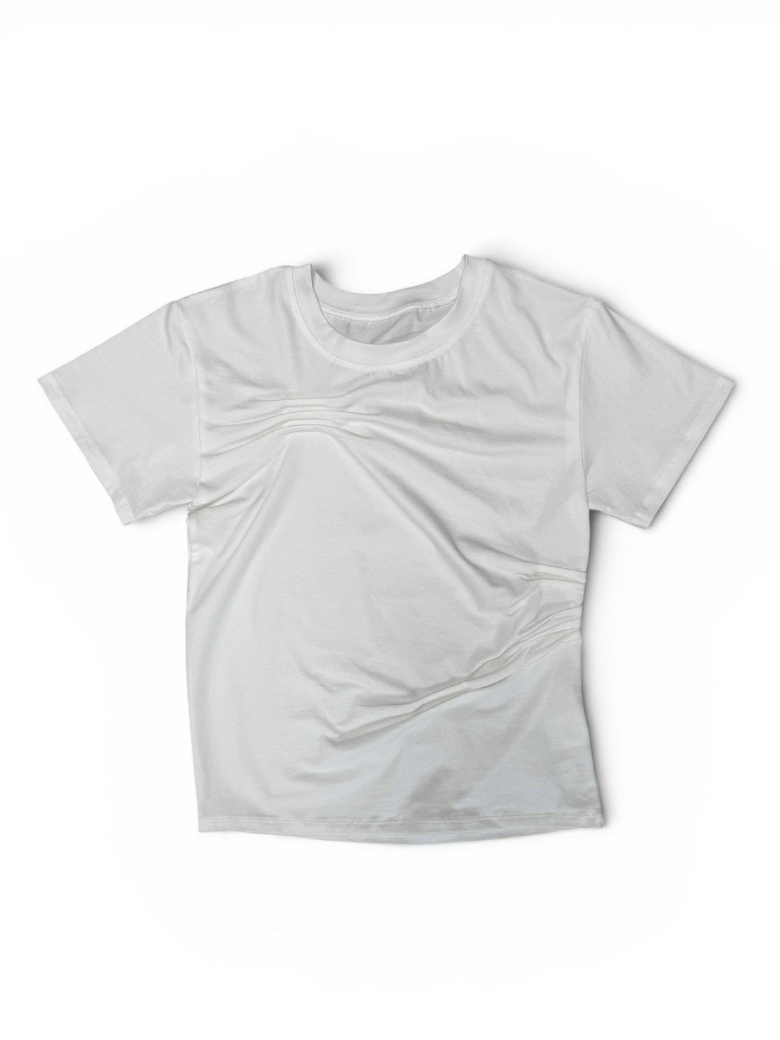 【OaKS】pintuck pleated t-shirt (3color)