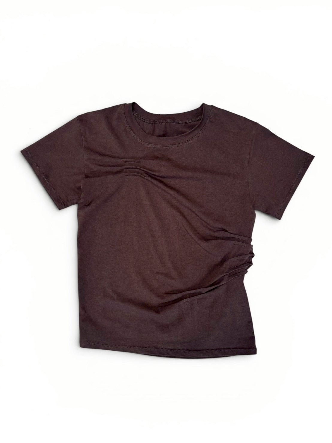 【OaKS】pintuck pleated t-shirt (3color)