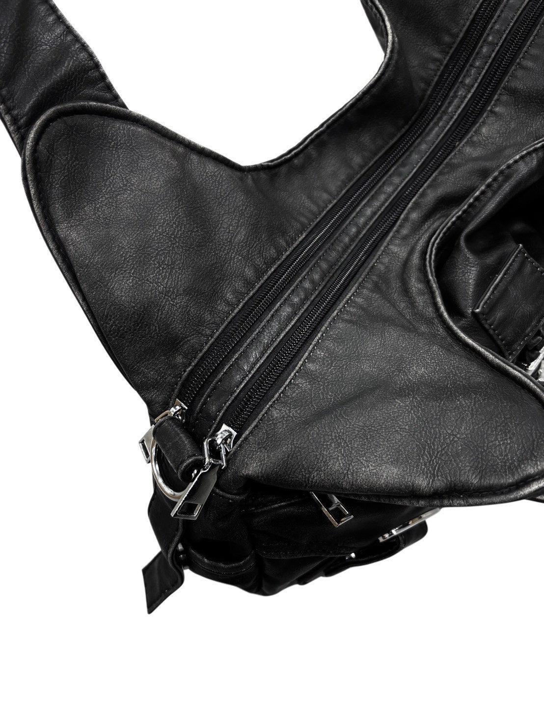 HEP FIVE店WEB限定受注制【Chikashitsu +】vintage like belt zipper bag