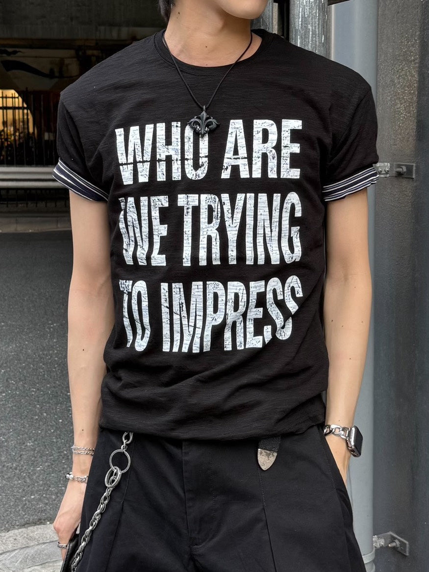 HEP FIVE店WEB限定受注制【Chikashitsu +】graphics slub cropped tee (4color)