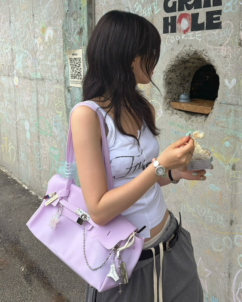 受注制【OaKS】jelly hand bag (5color)