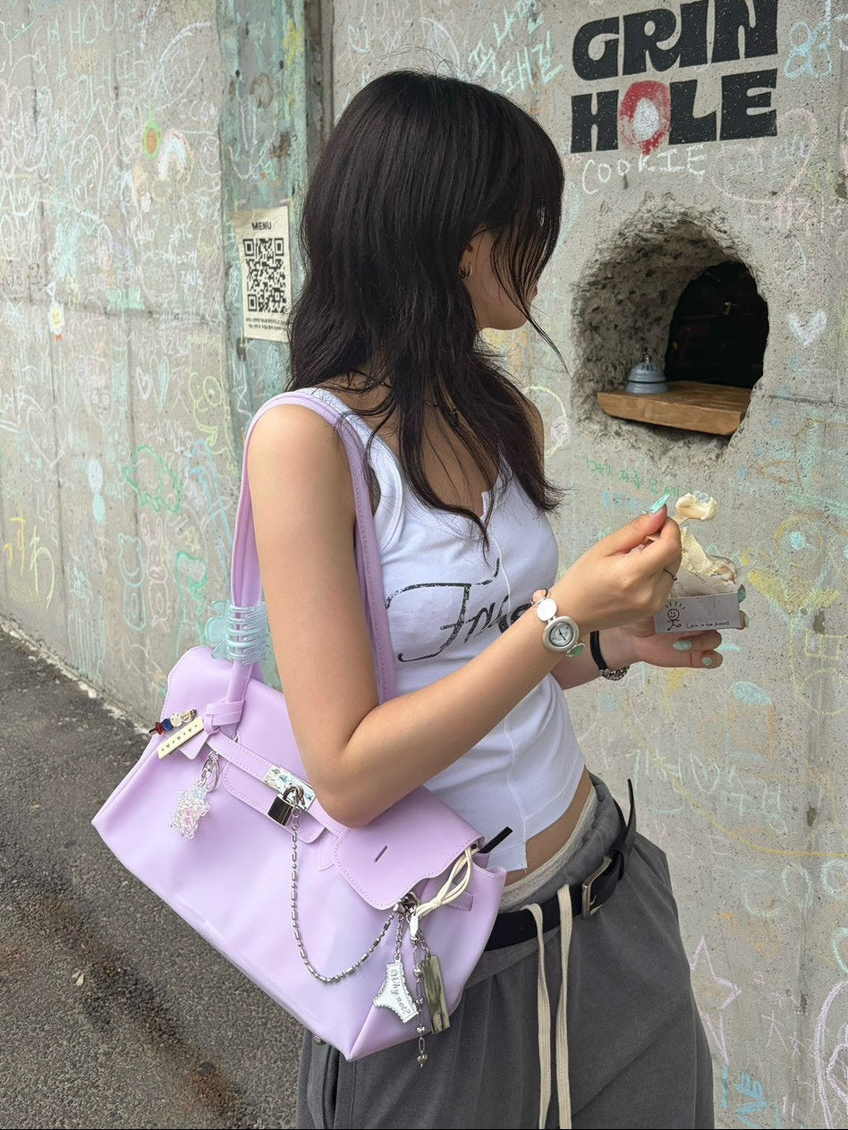 受注制【OaKS】jelly hand bag (5color)