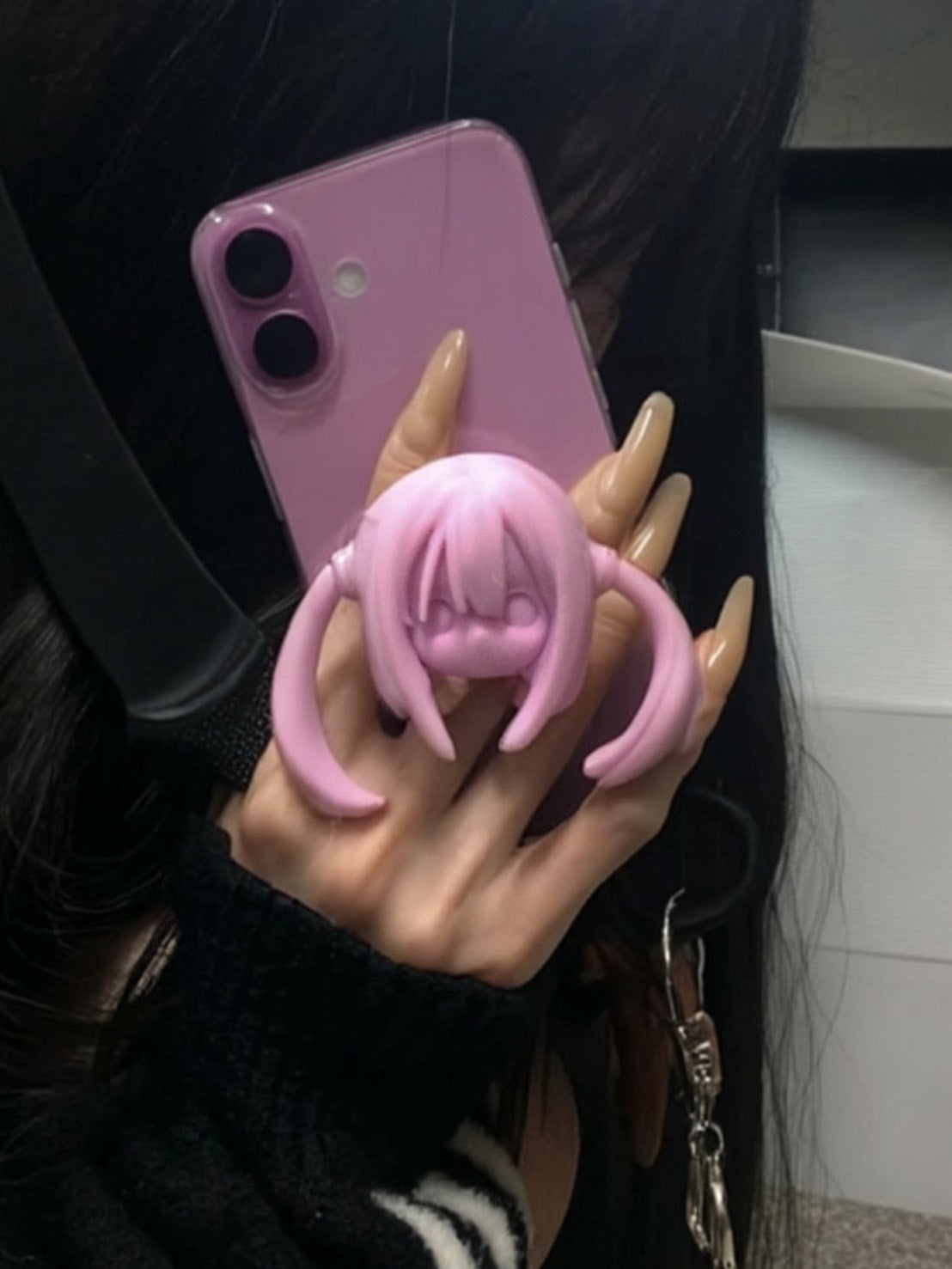 【bonnae】Twintail phone grip