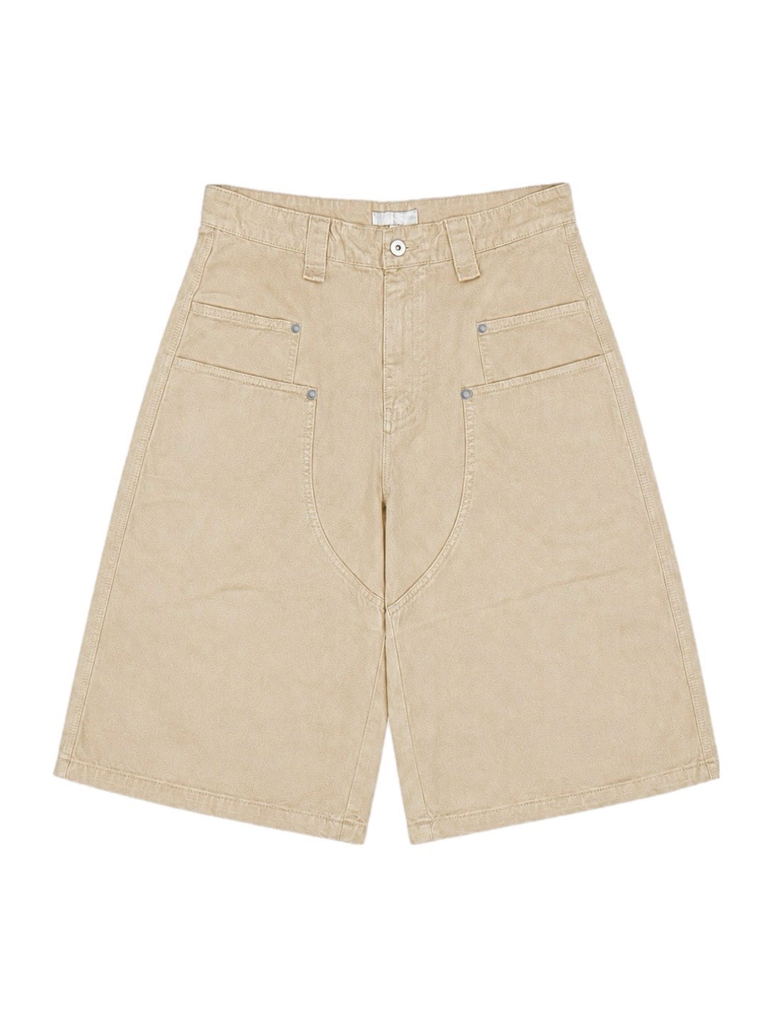 受注制【Chikashitsu +】wide carpenter bermuda pants (2color)