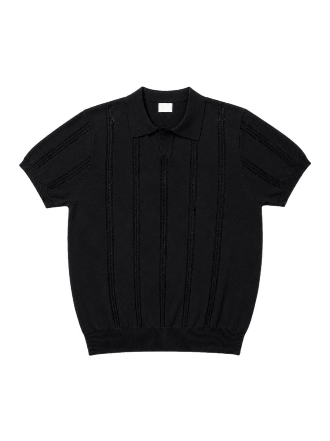 ポコ様 受注制【Chikashitsu +】punching summer knit polo (4color