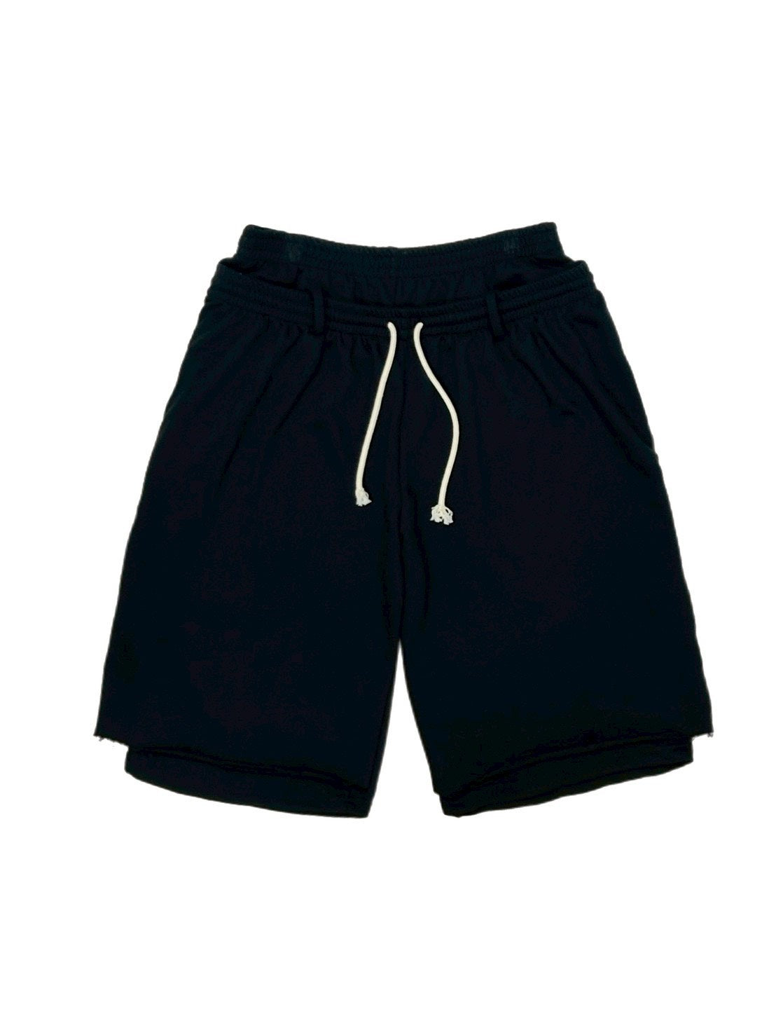 受注制【OaKS】layered sweat shorts (2color)