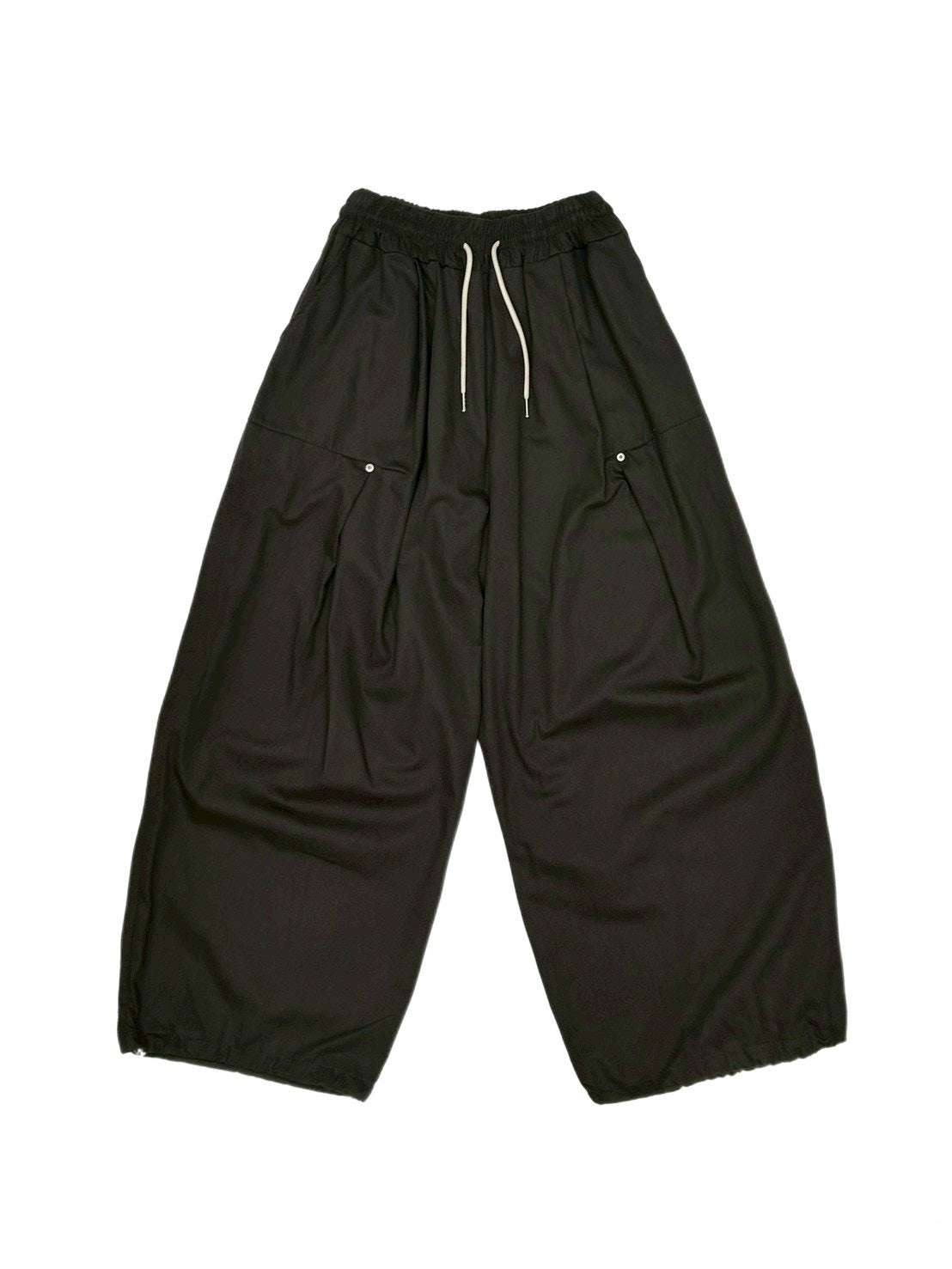 受注制【OaKS】work rivet pin-tuck pants (3color)
