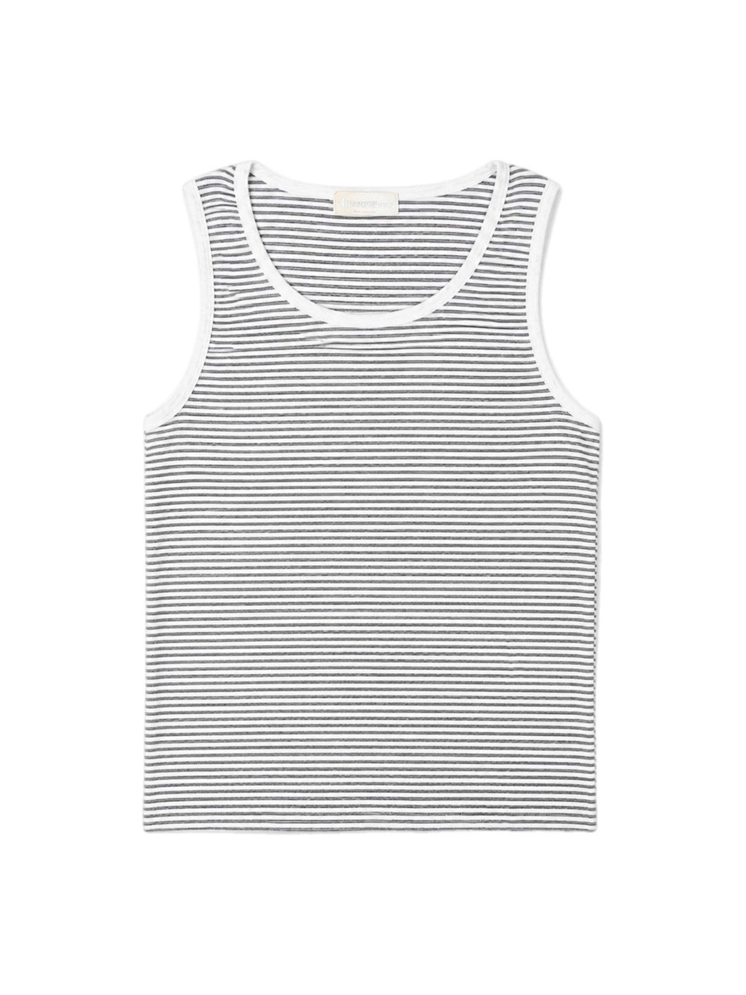 受注制【Chikashitsu +】border sleeveless (3color)