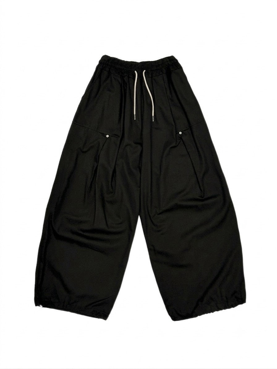 受注制【OaKS】work rivet pin-tuck pants (3color)