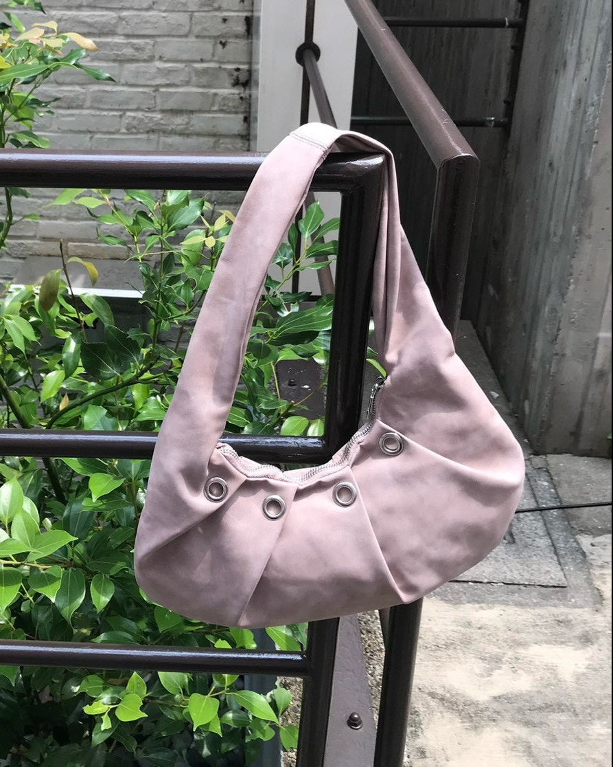 受注制【OaKS】circle smocking shoulder bag (2color)