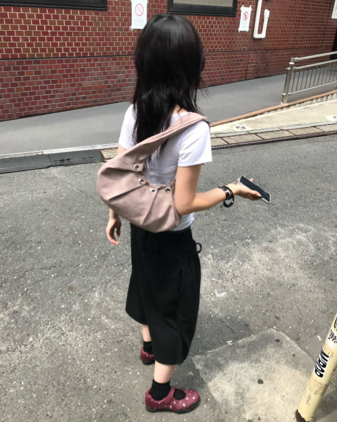 受注制【OaKS】circle smocking shoulder bag (2color)