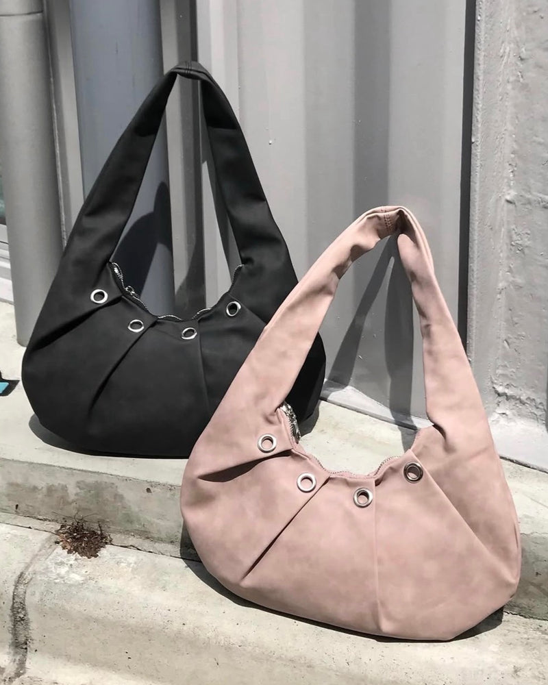 受注制【OaKS】circle smocking shoulder bag (2color)