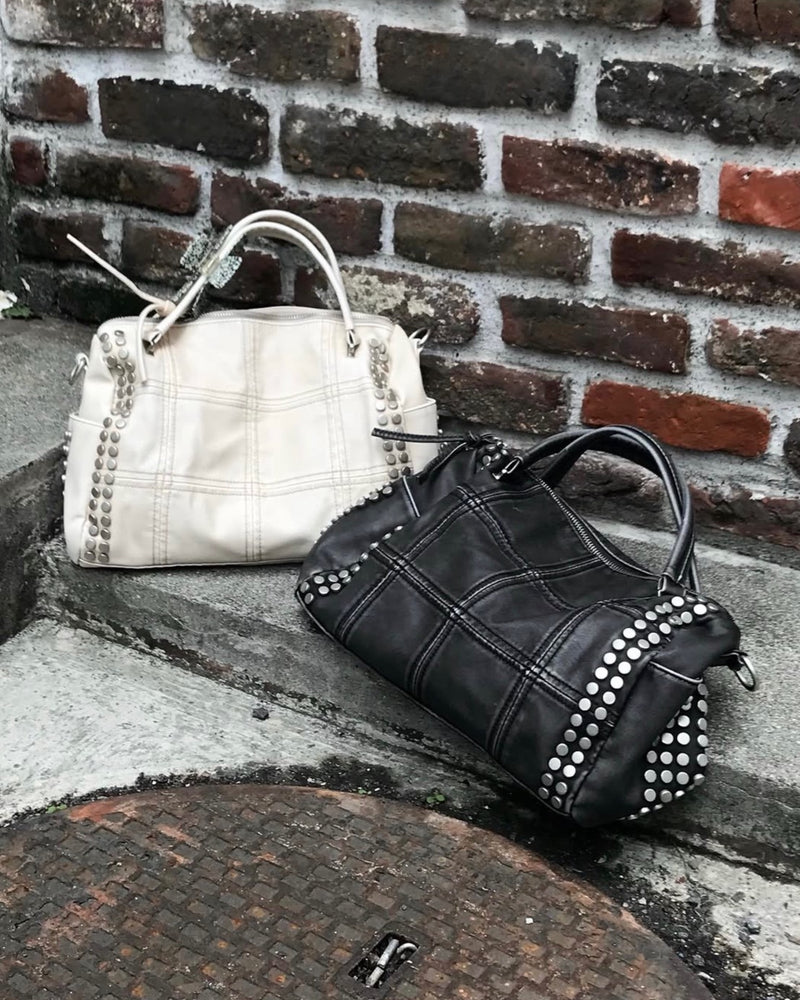受注制【OaKS】vintage metallic shoulder bag (2color)