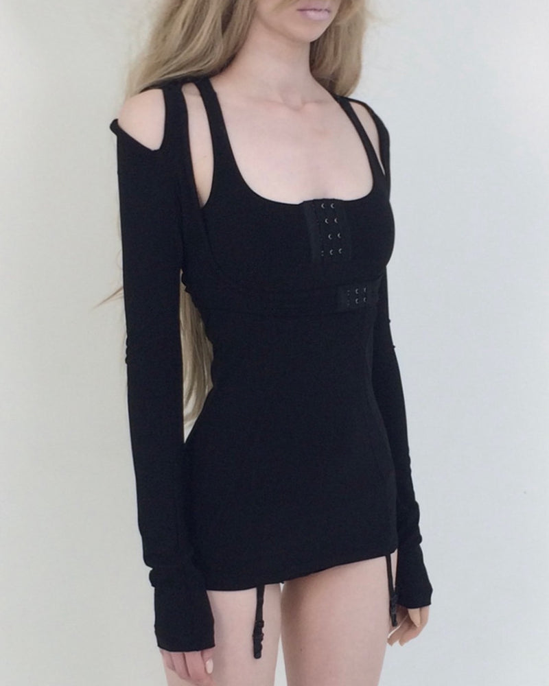 【bonnae】Corset hood bolero
