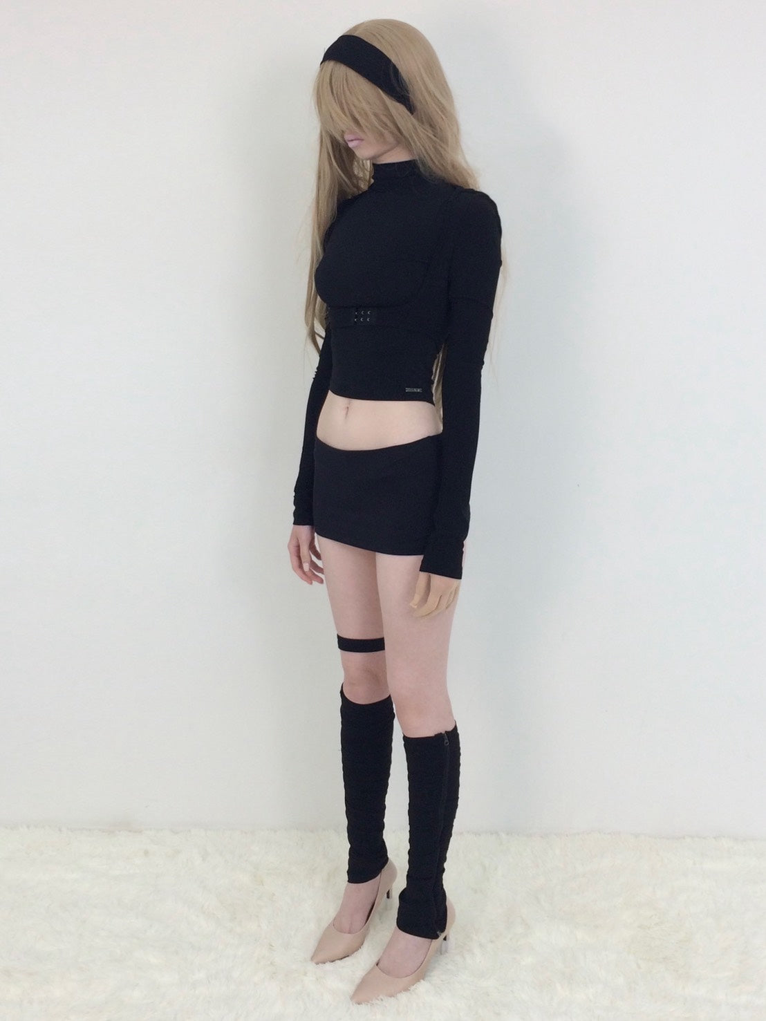 【bonnae】Garter micro shorts