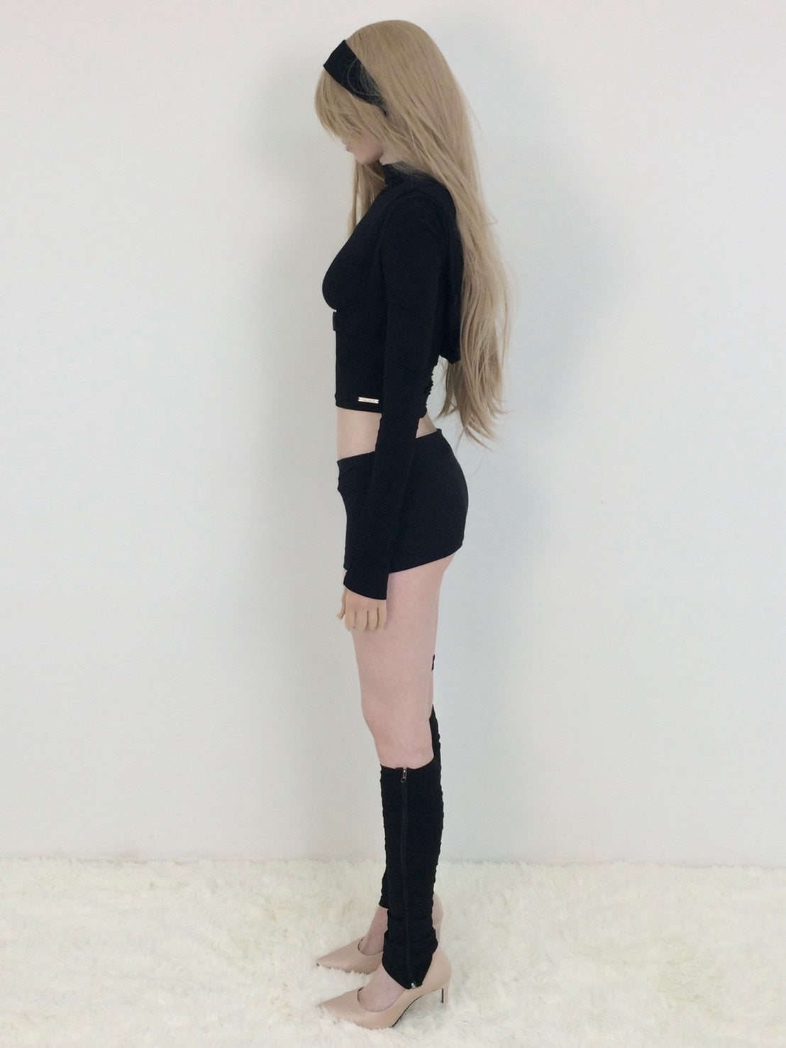 【bonnae】Garter micro shorts