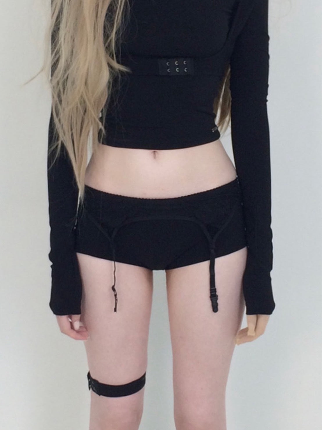 【bonnae】Garter micro shorts
