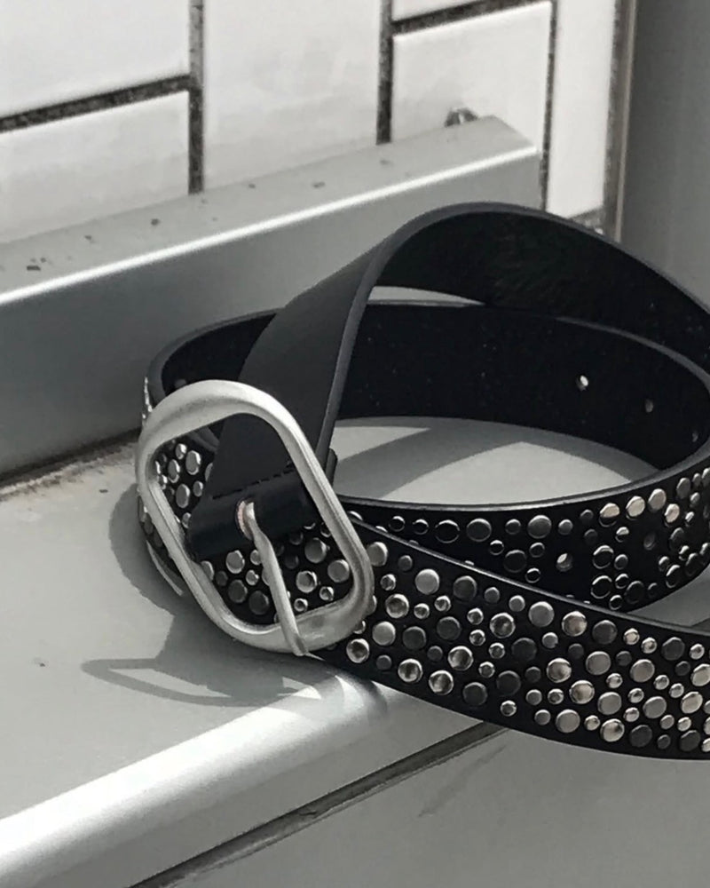 受注制【OaKS】unisex multi studs belt