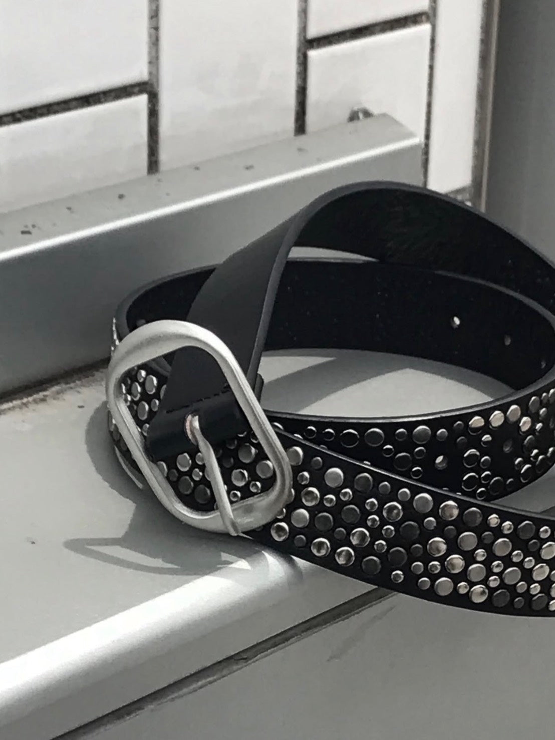 受注制【OaKS】unisex multi studs belt