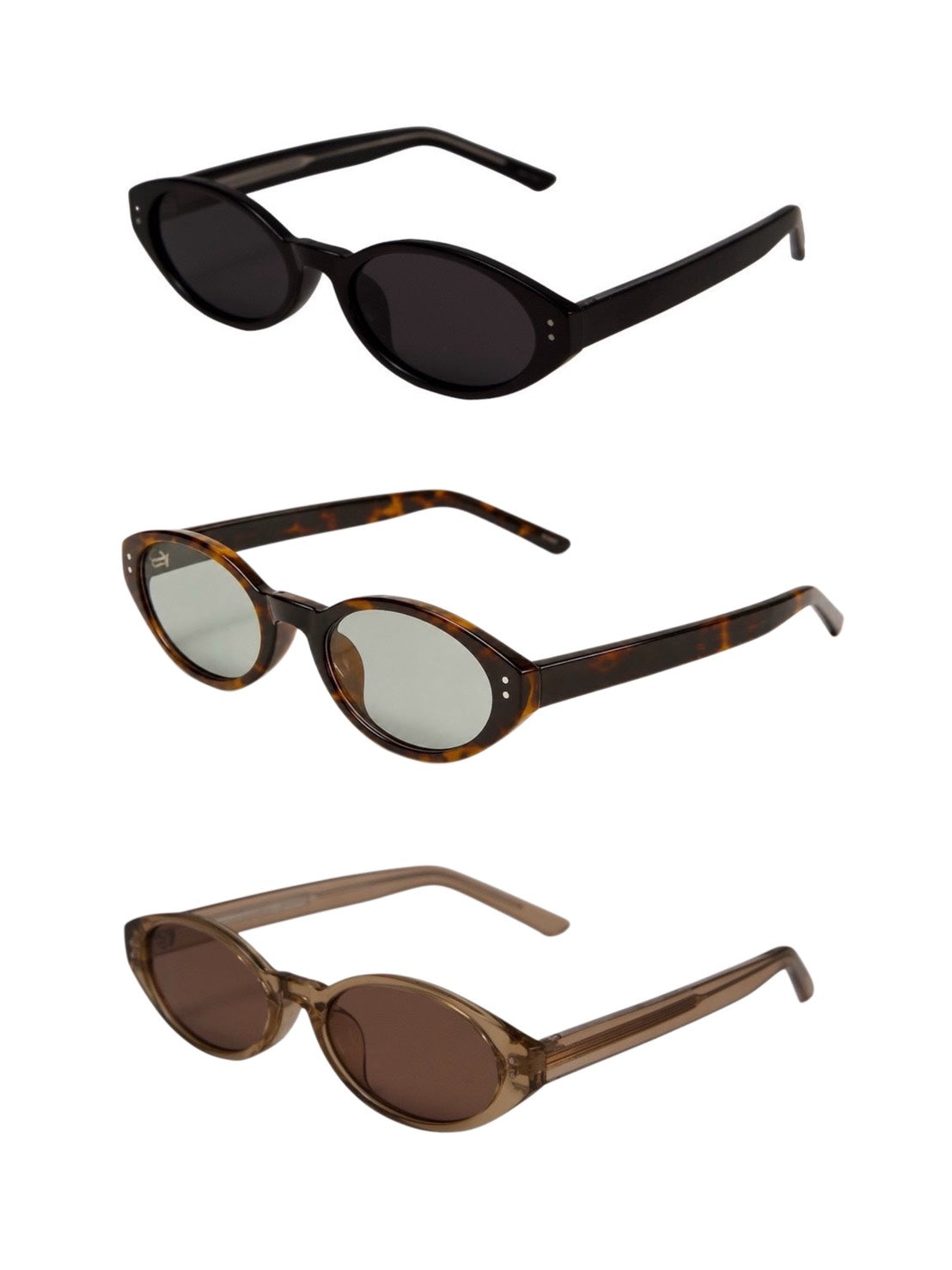 受注制【Chikashitsu +】round frame sunglasses (3color)