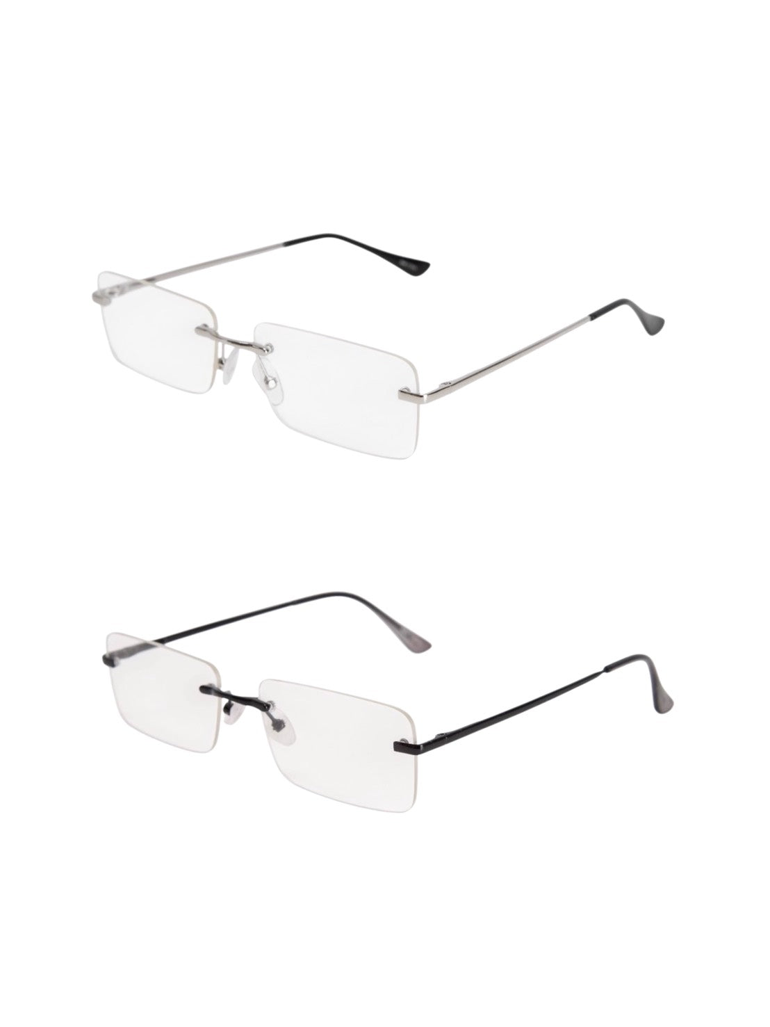 受注制【Chikashitsu +】rimless eyeglasses (2color)