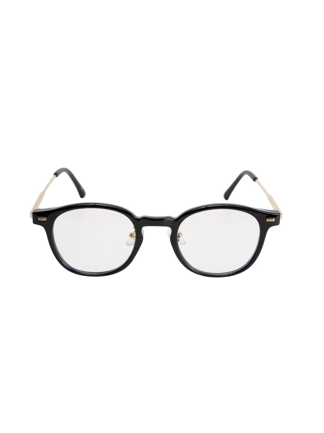 受注制【Chikashitsu +】silver temple boston eyeglasses (4color)