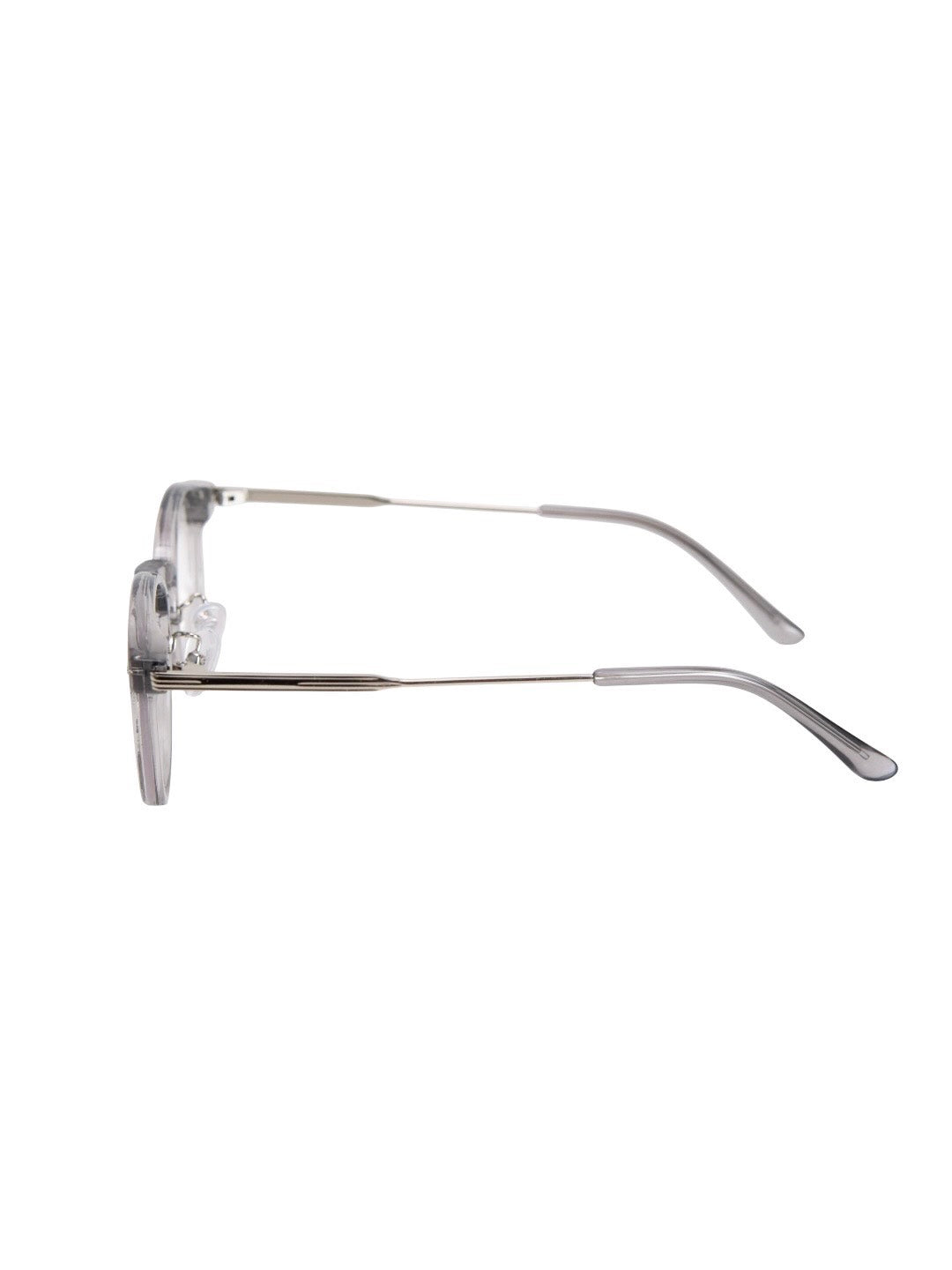 受注制【Chikashitsu +】silver temple boston eyeglasses (4color)