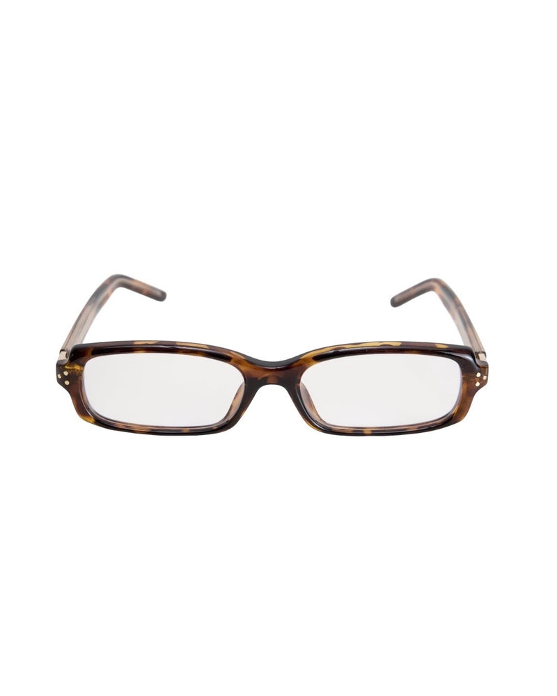 受注制【Chikashitsu +】slim square frame eyeglasses 2 (2color)
