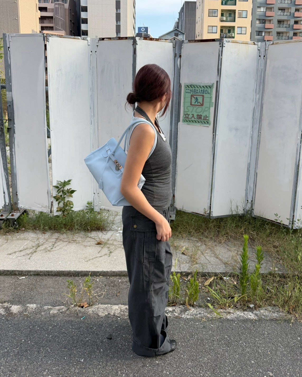 【OaKS】zia halter neck tank top (4color)
