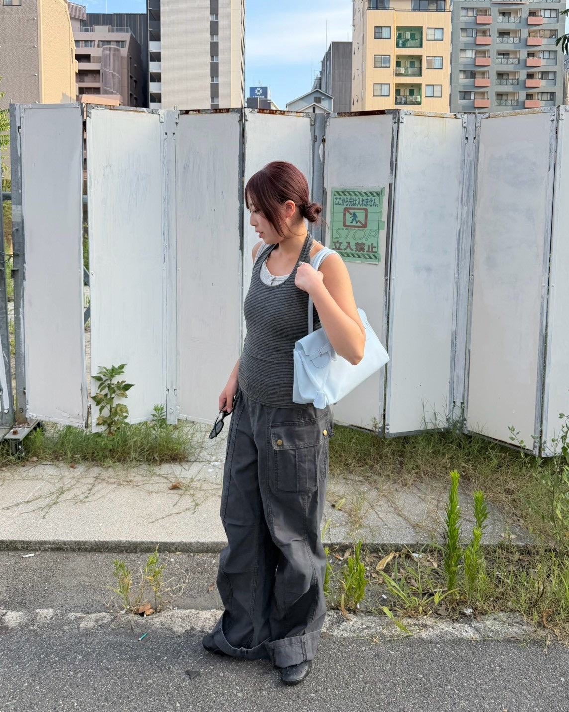 【OaKS】zia halter neck tank top (4color)