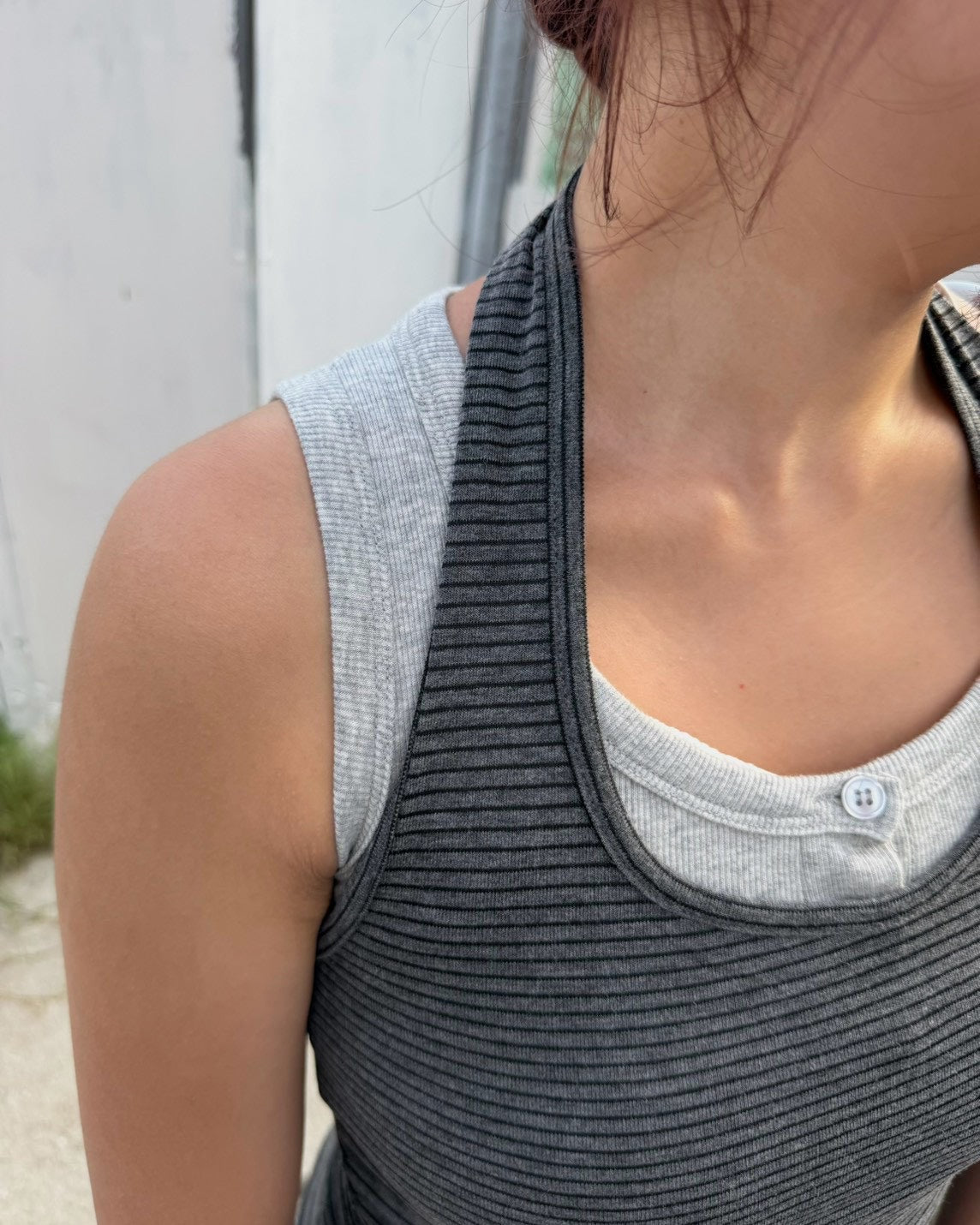 【OaKS】zia halter neck tank top (4color)