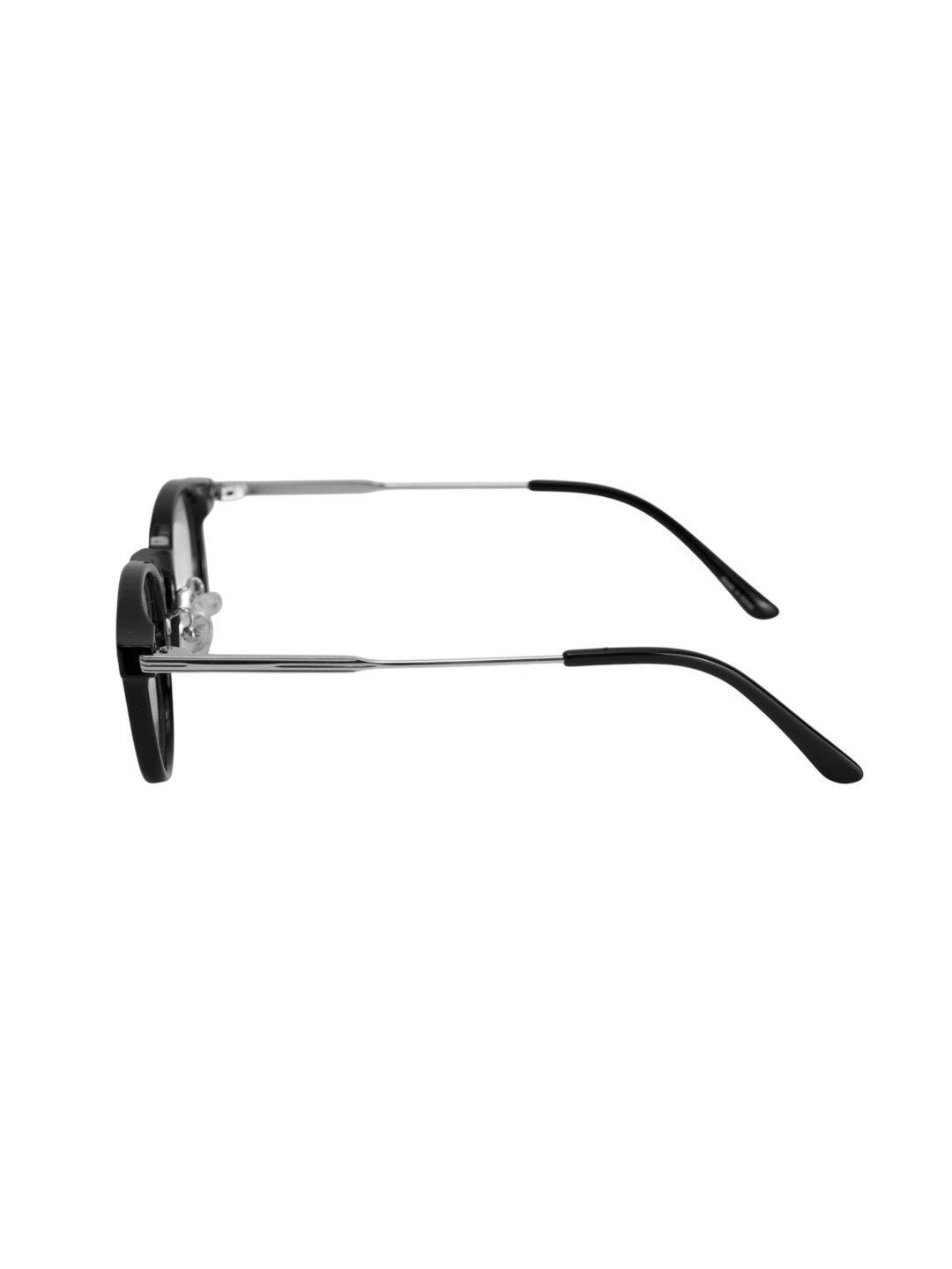 受注制【Chikashitsu +】silver temple boston eyeglasses (4color)