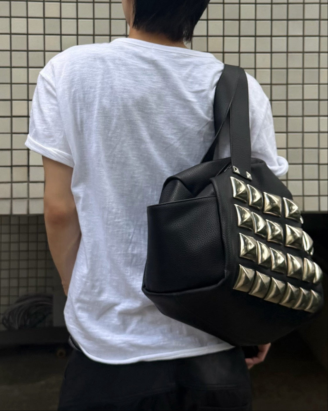 受注制【Chikashitsu +】button slub henley neck t-shirt (4color)