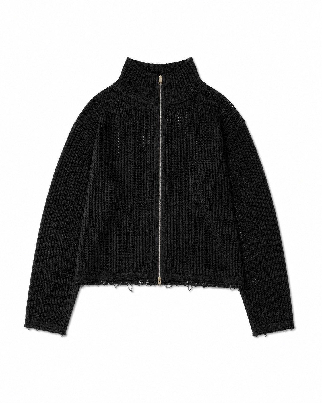 受注制【Chikashitsu +】clay net zip-up jacket (3color)