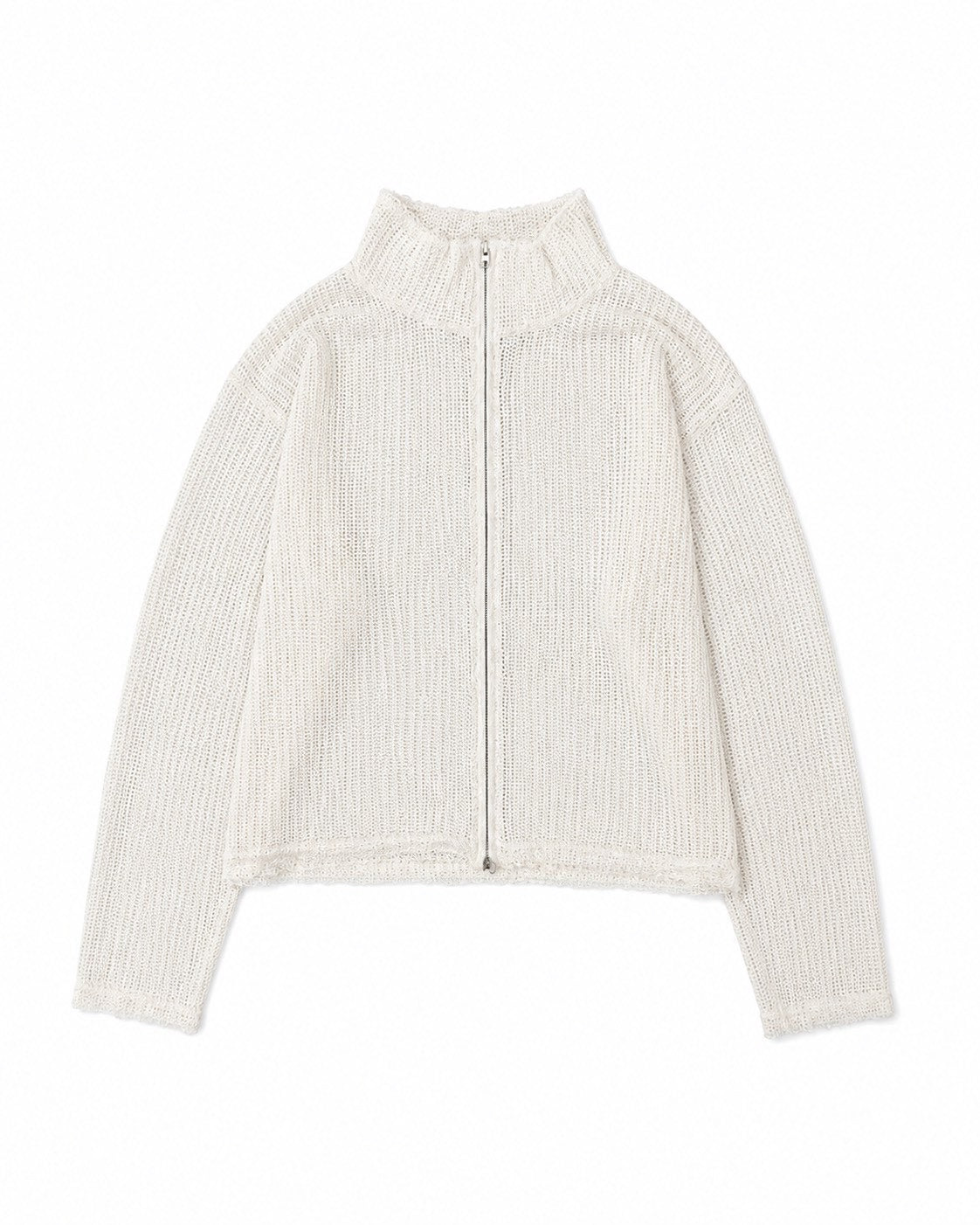 受注制【Chikashitsu +】clay net zip-up jacket (3color)
