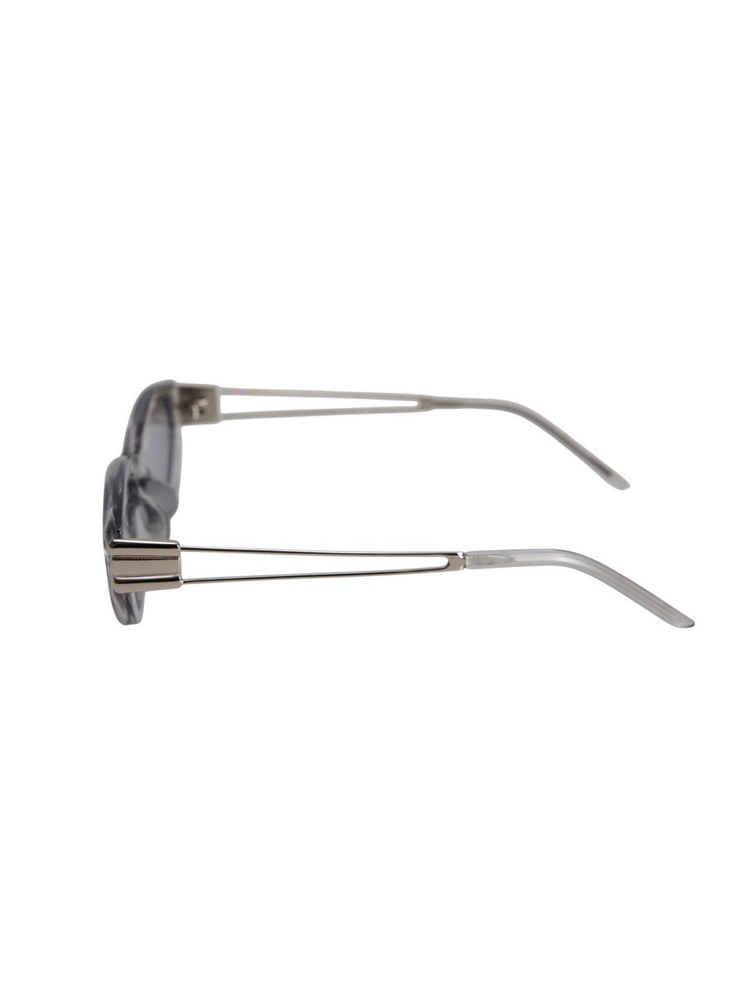 受注制【Chikashitsu +】silver temple square sunglasses (2color)