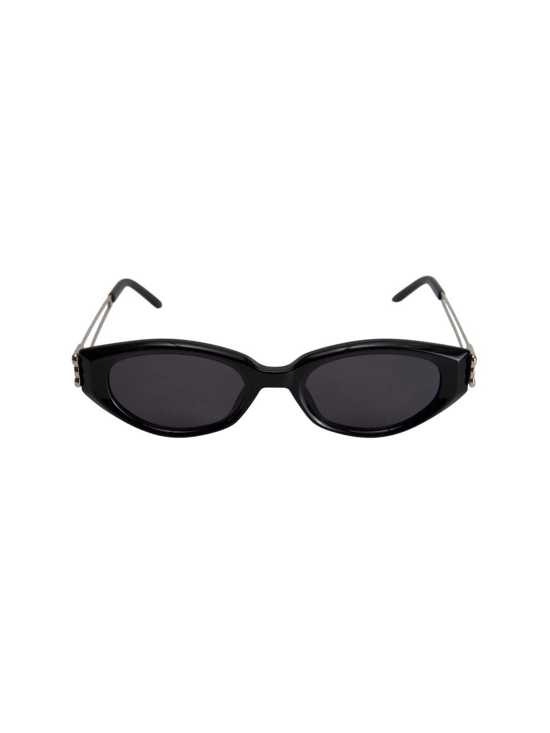 受注制【Chikashitsu +】silver temple square sunglasses (2color)