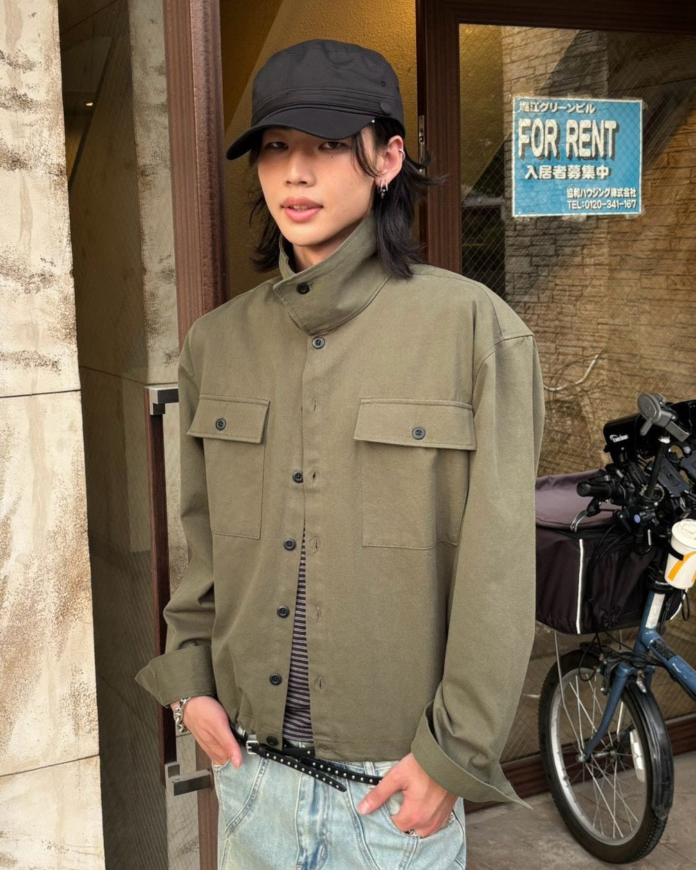 受注制【Chikashitsu +】classic work cap (2color)