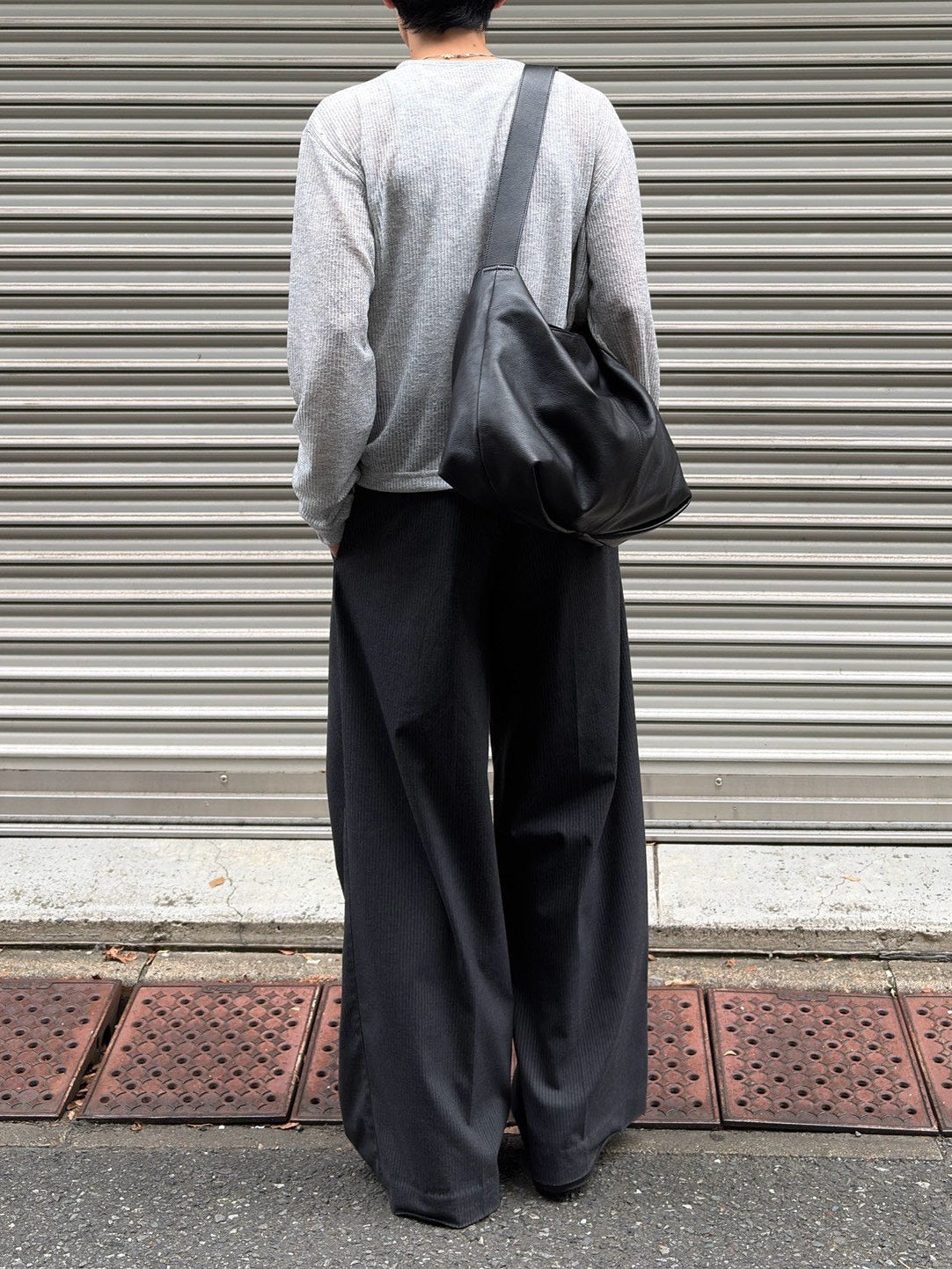 【Chikashitsu +】wave design sheer cardigan (2color)