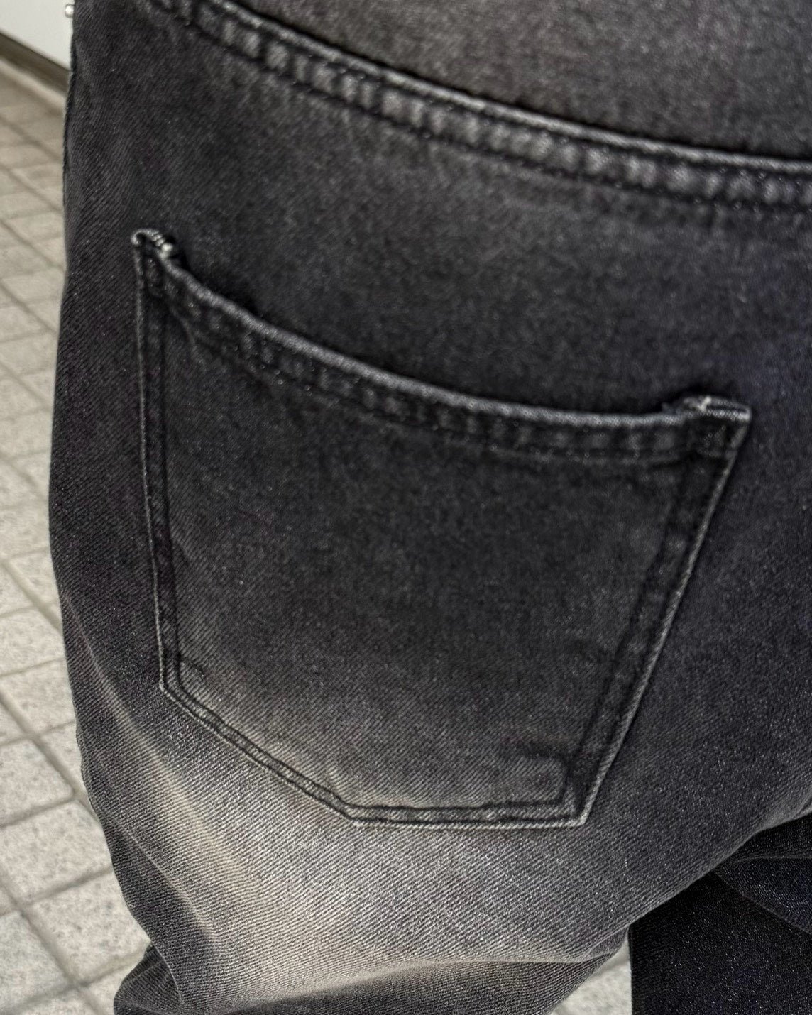 受注制【Chikashitsu +】signature flare denim pants (2color)
