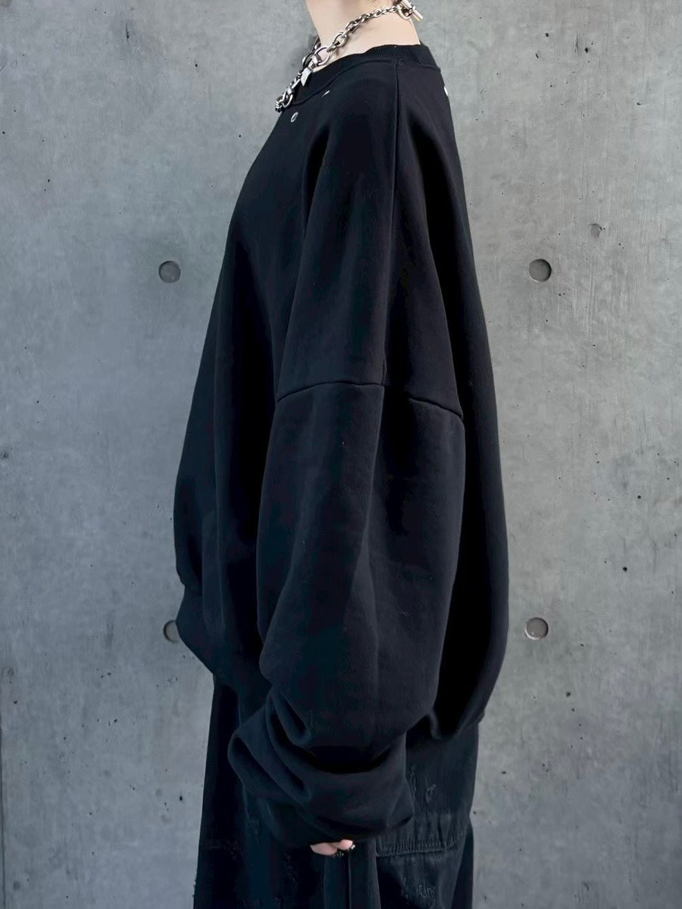 3/1 20:00発売 受注制【nmtc +】pierce sweat shirts / 【エヌエムティーシープラス】ピアススウェットシャツ