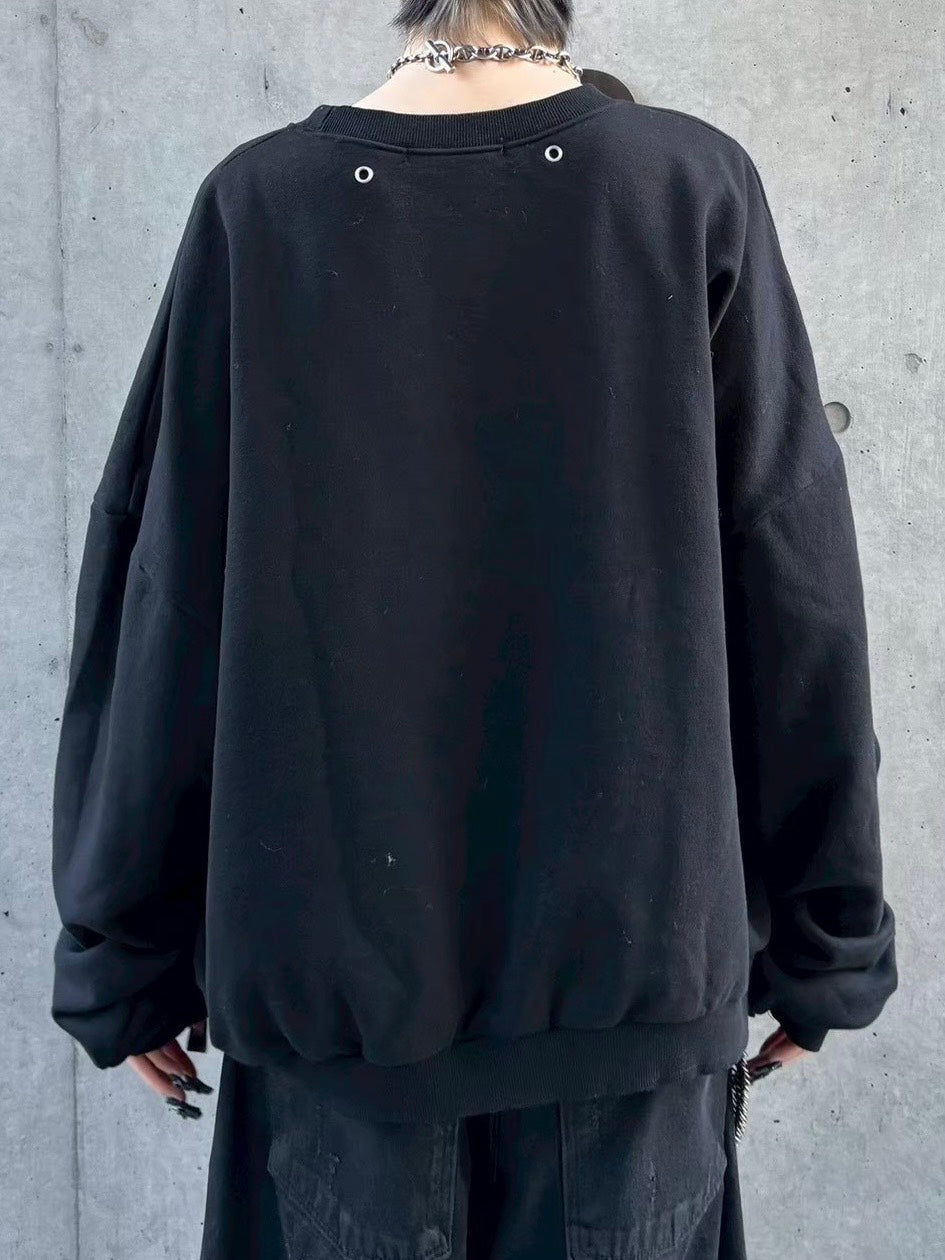 3/1 20:00発売 受注制【nmtc +】pierce sweat shirts / 【エヌエムティーシープラス】ピアススウェットシャツ