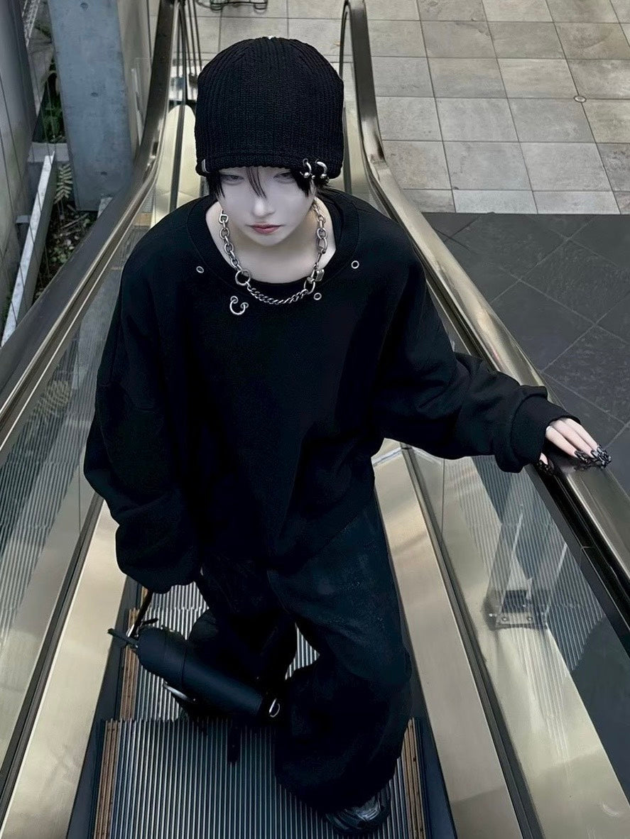 3/1 20:00発売 受注制【nmtc +】pierce sweat shirts / 【エヌエムティーシープラス】ピアススウェットシャツ