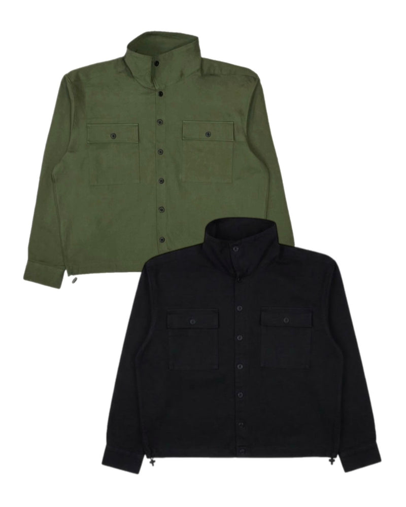 受注制【Chikashitsu +】multi pocket military jacket (2color)