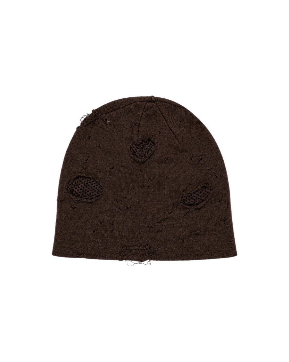 受注制【Chikashitsu +】damaged mesh beanie (3color)