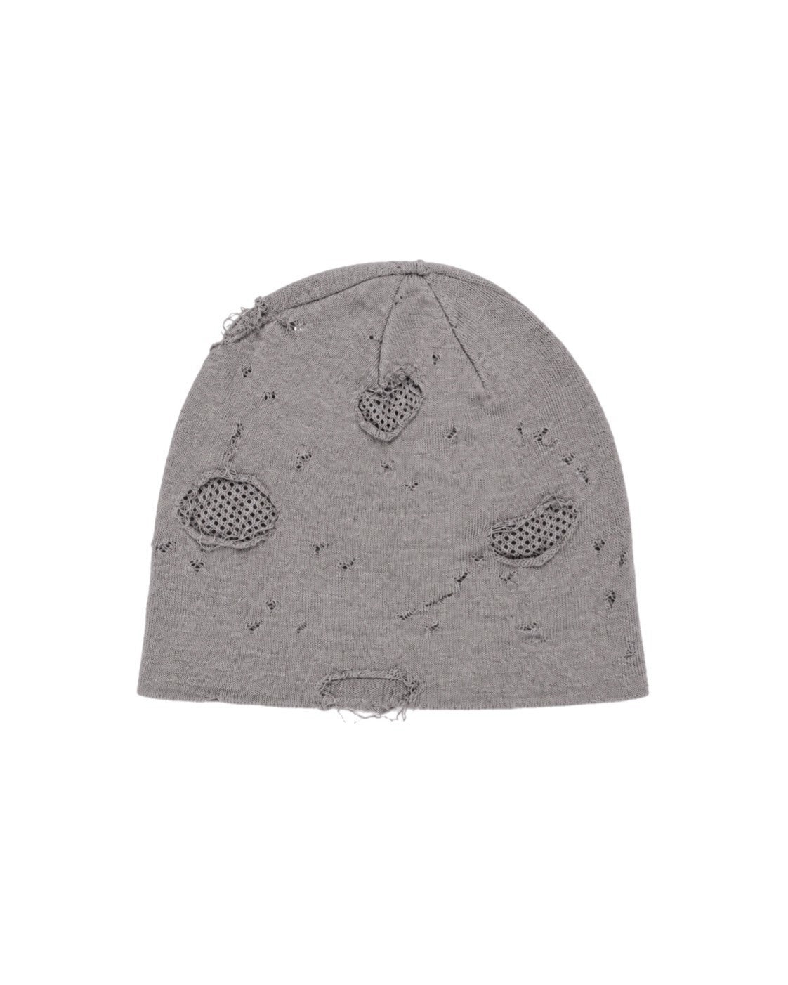 受注制【Chikashitsu +】damaged mesh beanie (3color)