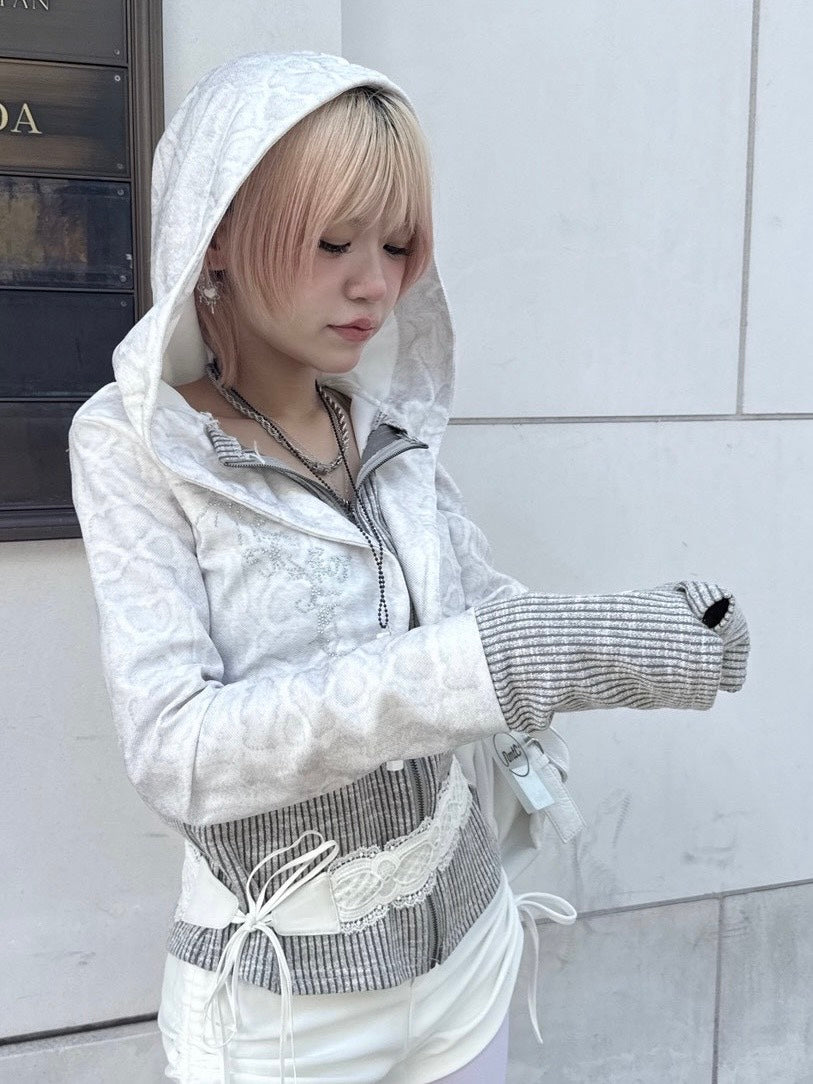 3/1 20:00発売 受注制【nmtc +】bi color vintage zip up hoodie / 【エヌエムティーシープラス】バイカラービンテージジップアップパーカー (2color)