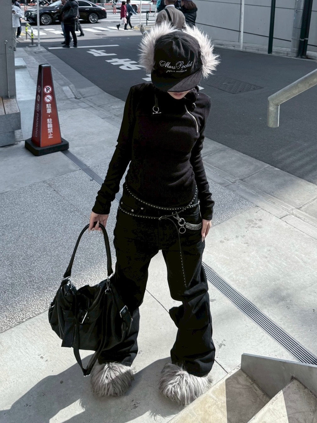 3/1 20:00発売受注制【nmtc +】zip high neck long sleeve