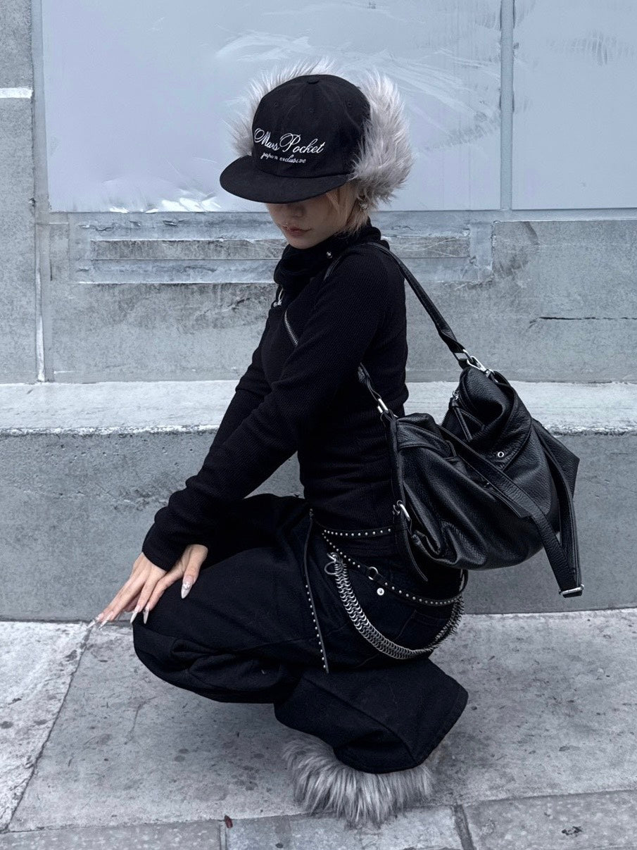 3/1 20:00発売 受注制【nmtc +】2way belt leather shoulder Bag/ 【エヌエムティーシープラス】ツーウェイベルトレザーショルダーバッグ (3color)