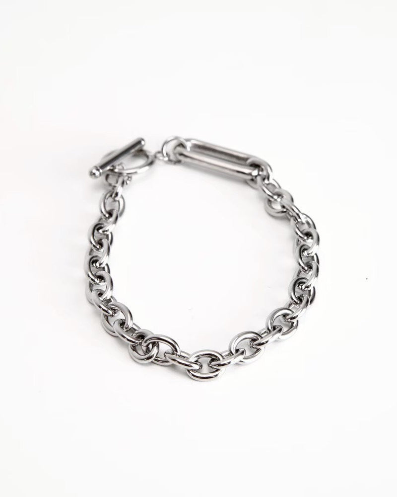 受注制【Chikashitsu +】clip hook chain bracelet